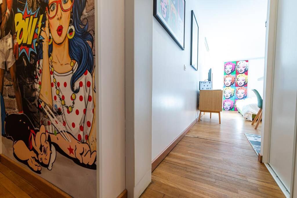 Le Pop Art - Topbnb Dijon Luaran gambar