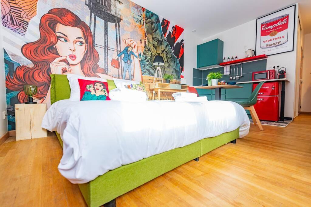 Le Pop Art - Topbnb Dijon Luaran gambar