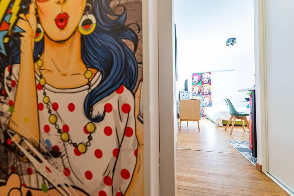 Le Pop Art - Topbnb Dijon Luaran gambar