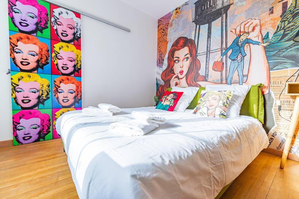 Le Pop Art - Topbnb Dijon Luaran gambar